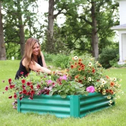 Sunnydaze Decor Sunnydaze Raised Powder-Coated Steel Rectangle Garden Bed Kit For Plants, Flowers, Herbs And Vegetables - 47" Wide X 11" Deep 11 Sunnydaze Decor Sunnydaze Raised Powder-Coated Steel Rectangle Garden Bed Kit For Plants, Flowers, Herbs And Vegetables - 47" Wide X 11" Deep -Sunnydaze Decor GUEST 7697e4c0 3f67 4b30 96a7 e50b18c13559