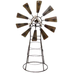 Sunnydaze Decor Sunnydaze Golden Metal Windmill Outdoor Garden Art Statue - 26 In. 9 Sunnydaze Decor Sunnydaze Golden Metal Windmill Outdoor Garden Art Statue - 26 In. -Sunnydaze Decor GUEST 76d579eb fea7 4b2b b386 c63d4fec309d