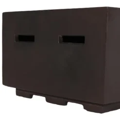 Sunnydaze Decor Sunnydaze 55,000 BTU Rectangular Outdoor Propane Gas Fiberglass Fire Pit Table With Lava Rocks - 56" L - Brown 10 Sunnydaze Decor Sunnydaze 55,000 BTU Rectangular Outdoor Propane Gas Fiberglass Fire Pit Table With Lava Rocks - 56" L - Brown -Sunnydaze Decor GUEST 8136b111 bf1d 459d a9b9 972dd979d760