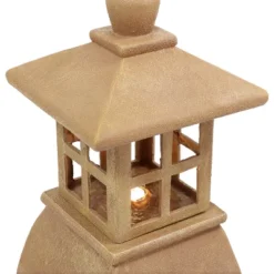 Sunnydaze Decor Sunnydaze 23"H Electric Resin Zen Lantern Outdoor Water Fountain With LED Lights 8 Sunnydaze Decor Sunnydaze 23"H Electric Resin Zen Lantern Outdoor Water Fountain With LED Lights -Sunnydaze Decor GUEST 83830edd 6cf2 492c 91a8 e1d4817b3085