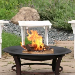 Sunnydaze Decor Sunnydaze Outdoor Camping Or Backyard Replacement Round Steel With Heat-Resistant Paint Finish Fire Pit Bowl - Black 12 Sunnydaze Decor Sunnydaze Outdoor Camping Or Backyard Replacement Round Steel With Heat-Resistant Paint Finish Fire Pit Bowl - Black -Sunnydaze Decor GUEST 8510f34b edc8 446f 813a d2f5b7facf41