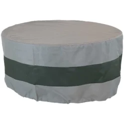 Sunnydaze Decor Sunnydaze Outdoor Heavy-Duty Weather-Resistant 300D Polyester Round 2-Tone Fire Pit Cover - Gray And Green 9 Sunnydaze Decor Sunnydaze Outdoor Heavy-Duty Weather-Resistant 300D Polyester Round 2-Tone Fire Pit Cover - Gray And Green -Sunnydaze Decor GUEST 8716bd69 a294 4c75 b6fb 8678daa49cdd