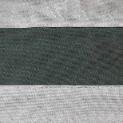 Sunnydaze Decor Sunnydaze Outdoor Heavy-Duty Weather-Resistant 300D Polyester Round 2-Tone Fire Pit Cover - Gray And Green 3 Sunnydaze Decor Sunnydaze Outdoor Heavy-Duty Weather-Resistant 300D Polyester Round 2-Tone Fire Pit Cover - Gray And Green - Image 3