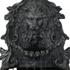 Sunnydaze Decor Sunnydaze 30"H Solar-Powered With Battery Pack Polyresin Stoic Courage Lion Head Outdoor Wall-Mount Fountain 9 Sunnydaze Decor Sunnydaze 30"H Solar-Powered With Battery Pack Polyresin Stoic Courage Lion Head Outdoor Wall-Mount Fountain -Sunnydaze Decor GUEST 8a537cd1 2673 4eac 9667 1c6597642ecc