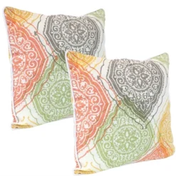 Sunnydaze Decor Sunnydaze Indoor/Outdoor Square Accent Decorative Throw Pillows For Patio Or Living Room Furniture - 16" - 2pc 20 Sunnydaze Decor Sunnydaze Indoor/Outdoor Square Accent Decorative Throw Pillows For Patio Or Living Room Furniture - 16" - 2pc -Sunnydaze Decor GUEST 8bbf3a93 08cc 4a73 8f10 d6cd1ddf15d2