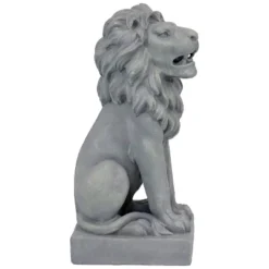 Sunnydaze Decor Sunnydaze Outdoor Concrete Noble Beast Sitting Lion Patio Lawn And Garden Decorative Sculpture - 30" -Sunnydaze Decor GUEST 8bfcc25a dd37 423b 81b4 a867336bb15b