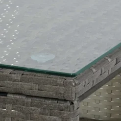 Sunnydaze Decor Sunnydaze Outdoor Longford Patio Sectional Sofa Conversation Set With Cushions And Table - 3pc -Sunnydaze Decor GUEST 8d4cddf3 93e6 47ab b20a 86fbf2f3a5f8