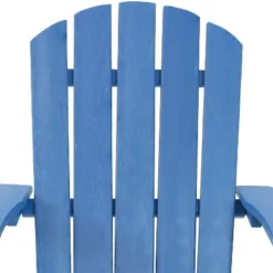 Sunnydaze Decor Sunnydaze Plastic All-Weather Heavy-Duty Outdoor Adirondack Chair With Drink Holder -Sunnydaze Decor GUEST 8ddeec89 3e38 4d83 a6dd b1d05460f861