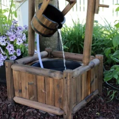 Sunnydaze Decor Sunnydaze 46"H Fir Wood Rustic Wishing Well Outdoor Water Fountain 10 Sunnydaze Decor Sunnydaze 46"H Fir Wood Rustic Wishing Well Outdoor Water Fountain -Sunnydaze Decor GUEST 8f956135 6ddd 4246 8792 3729b056c619