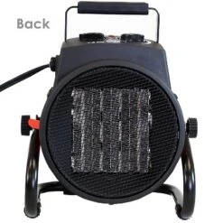 Sunnydaze Decor Sunnydaze Indoor Home Personal Portable Ceramic Electric Space Heater With Auto-Shutoff And Folding Handle - 750-1500 Watt - Red And Black -Sunnydaze Decor GUEST 90d13d64 bb4d 43f2 b838 c06e80186ec4