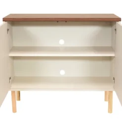 Sunnydaze Decor Sunnydaze Indoor Mid-Century Modern 2-Door Accent Buffet Cabinet With Shelves -Sunnydaze Decor GUEST 916f48d7 b231 4345 a445 141d527a3799