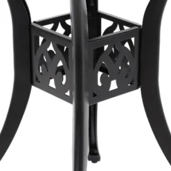 Sunnydaze Decor Sunnydaze 30.75" Round Sigonella Cast Aluminum Outdoor Patio Table, Black 11 Sunnydaze Decor Sunnydaze 30.75" Round Sigonella Cast Aluminum Outdoor Patio Table, Black -Sunnydaze Decor GUEST 91c4e4aa 5e77 4aef bbf4 378dacdc1c80