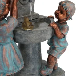 Sunnydaze Decor Sunnydaze 30"H Electric Polyresin Boy And Girl At Bird Bath Outdoor Water Fountain 9 Sunnydaze Decor Sunnydaze 30"H Electric Polyresin Boy And Girl At Bird Bath Outdoor Water Fountain -Sunnydaze Decor GUEST 94e6ec5b 7c2b 4a7a b2d0 e1eb5a1866a2