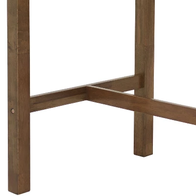 Sunnydaze Decor Sunnydaze Indoor Wooden Arnold Counter-Height Dining Table For The Kitchen Or Dining Room - Weathered Oak Finish 4 Sunnydaze Decor Sunnydaze Indoor Wooden Arnold Counter-Height Dining Table For The Kitchen Or Dining Room - Weathered Oak Finish - Image 4