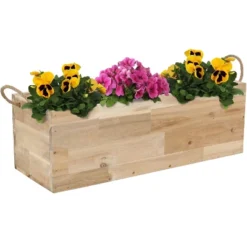 Sunnydaze Decor Sunnydaze Rectangle Indoor Flower And Succulent Planter Box With Handles And 3 Removable Plastic Liners - 20" W X 7.25" D X 6.75" H - Acacia Wood 13 Sunnydaze Decor Sunnydaze Rectangle Indoor Flower And Succulent Planter Box With Handles And 3 Removable Plastic Liners - 20" W X 7.25" D X 6.75" H - Acacia Wood -Sunnydaze Decor GUEST 98f29a64 c730 4adc 81d4 47bbedfb6396