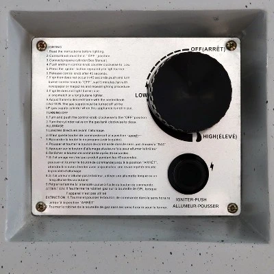 Sunnydaze Decor Sunnydaze Contempo Outdoor Propane Gas Fire Pit Bowl With Weather-Resistant Durable Cover And Lava Rocks - 34" Square 4 Sunnydaze Decor Sunnydaze Contempo Outdoor Propane Gas Fire Pit Bowl With Weather-Resistant Durable Cover And Lava Rocks - 34" Square - Image 4