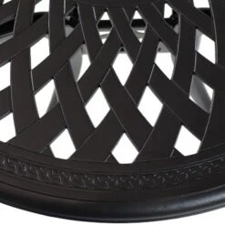 Sunnydaze Decor Sunnydaze 30.75" Round Sigonella Cast Aluminum Outdoor Patio Table, Black 10 Sunnydaze Decor Sunnydaze 30.75" Round Sigonella Cast Aluminum Outdoor Patio Table, Black -Sunnydaze Decor GUEST 9e61f3db 534e 43fc 8612 cb4021df37da