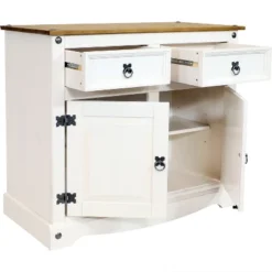 Sunnydaze Decor Sunnydaze Kitchen Sideboard Cabinet With 2 Drawers And 2 Doors - Solid Pine Construction 23 Sunnydaze Decor Sunnydaze Kitchen Sideboard Cabinet With 2 Drawers And 2 Doors - Solid Pine Construction -Sunnydaze Decor GUEST 9edaa772 8f36 43d2 9f3b 7c93a11339d3