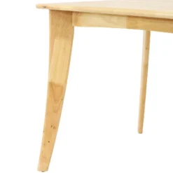 Sunnydaze Decor Sunnydaze Indoor 4-Foot Solid Rubberwood Rectangular Dining Table - Natural -Sunnydaze Decor GUEST a2328fb4 4f22 4e39 bc90 1a8e425f2d01