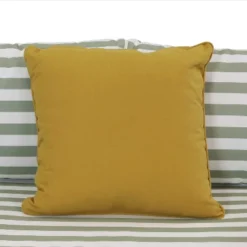 Sunnydaze Decor Sunnydaze Outdoor Rattan And Acacia Wood Kenmare Patio Conversation Furniture Set With Loveseat, Chairs, Table, And Seat Cushions - Green Stripe - 4pc 11 Sunnydaze Decor Sunnydaze Outdoor Rattan And Acacia Wood Kenmare Patio Conversation Furniture Set With Loveseat, Chairs, Table, And Seat Cushions - Green Stripe - 4pc -Sunnydaze Decor GUEST a39bb46a 2c6a 48f5 b872 400babbfb660