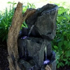 Sunnydaze Decor Sunnydaze 35"H Electric Polyresin Cascading Mountainside Outdoor Water Fountain With LED Lights 11 Sunnydaze Decor Sunnydaze 35"H Electric Polyresin Cascading Mountainside Outdoor Water Fountain With LED Lights -Sunnydaze Decor GUEST a68ad1bc 696a 49f0 94dd 08237ad5805a