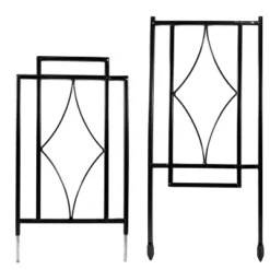 Sunnydaze Decor Sunnydaze Contemporary Metal Wire Garden Trellis For Climbing Plants And Flowers - 30" H - Black - 2-Pack 5 Sunnydaze Decor Sunnydaze Contemporary Metal Wire Garden Trellis For Climbing Plants And Flowers - 30" H - Black - 2-Pack -Sunnydaze Decor GUEST a780af4b 247b 47a6 8c02 22bcdd201306