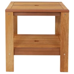 Sunnydaze Decor Sunnydaze Outdoor Meranti Wood With Teak Oil Finish Patio Table And Chairs Conversation Set - Brown - 3pc -Sunnydaze Decor GUEST a9b0b462 67d5 4cb4 ab19 b4e22d98c2f0