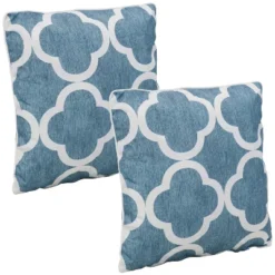 Sunnydaze Decor Sunnydaze Indoor/Outdoor Square Accent Decorative Throw Pillows For Patio Or Living Room Furniture - 16" - 2pc 16 Sunnydaze Decor Sunnydaze Indoor/Outdoor Square Accent Decorative Throw Pillows For Patio Or Living Room Furniture - 16" - 2pc -Sunnydaze Decor GUEST a9e23ef9 5d3e 4e5a 8507 f916ff8036d4