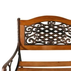 Sunnydaze Decor Sunnydaze 2-Person Ivy Crossweave Design Cast Iron And Wood Frame Outdoor Garden Bench 6 Sunnydaze Decor Sunnydaze 2-Person Ivy Crossweave Design Cast Iron And Wood Frame Outdoor Garden Bench -Sunnydaze Decor GUEST aa1a21eb 8c9f 40b1 a936 f3ff70f3360e