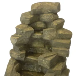 Sunnydaze Decor Sunnydaze 37"H Electric Fiberglass Stone Falls Waterfall Outdoor Water Fountain 11 Sunnydaze Decor Sunnydaze 37"H Electric Fiberglass Stone Falls Waterfall Outdoor Water Fountain -Sunnydaze Decor GUEST aaea7594 e6ff 4562 9514 316e5a969fb0