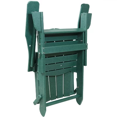Sunnydaze Decor Sunnydaze Portable, Foldable, Outdoor Adirondack Chair - All-Weather Design - 300-Pound Capacity - 34.5" H 9 Sunnydaze Decor Sunnydaze Portable, Foldable, Outdoor Adirondack Chair - All-Weather Design - 300-Pound Capacity - 34.5" H - Image 9