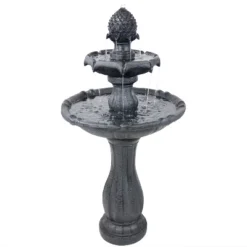 Sunnydaze Decor Sunnydaze 46" H Outdoor 2-Tier Pineapple Solar Water Fountain With Battery Backup 17 Sunnydaze Decor Sunnydaze 46" H Outdoor 2-Tier Pineapple Solar Water Fountain With Battery Backup -Sunnydaze Decor GUEST b1cf941d a96e 4e4a a3f4 d9b525d0f5ff
