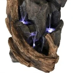 Sunnydaze Decor Sunnydaze 35"H Electric Polyresin Cascading Mountainside Outdoor Water Fountain With LED Lights 10 Sunnydaze Decor Sunnydaze 35"H Electric Polyresin Cascading Mountainside Outdoor Water Fountain With LED Lights -Sunnydaze Decor GUEST b46af952 295e 4159 a1c3 a94bd97a2bbf
