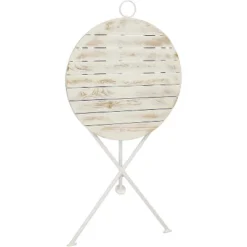Sunnydaze Decor Sunnydaze Indoor/Outdoor Shabby Chic Cafe Chestnut Wood Folding Bistro Table And Chairs - 5pc -Sunnydaze Decor GUEST b4e2a30f 67ce 4aad ab16 17077578c924