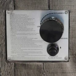 Sunnydaze Decor Sunnydaze Outdoor Smokeless Cast Stone Propane Gas Fire Pit Table With Weathered Wood Look - 24" Square X 25" H -Sunnydaze Decor GUEST b67286d9 d74e 4a2d 917b fb4946714f39