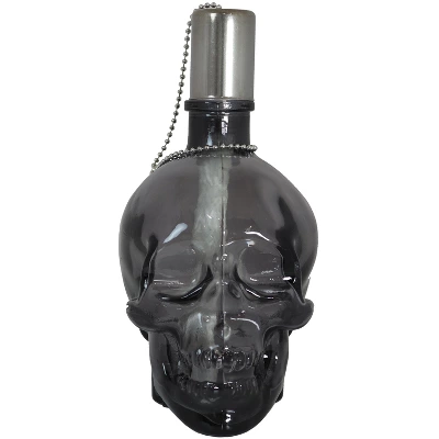 Sunnydaze Decor Sunnydaze Grinning Skull Glass Tabletop Torches 6 Sunnydaze Decor Sunnydaze Grinning Skull Glass Tabletop Torches - Image 6