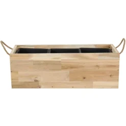 Sunnydaze Decor Sunnydaze Rectangle Indoor Flower And Succulent Planter Box With Handles And 3 Removable Plastic Liners - 20" W X 7.25" D X 6.75" H - Acacia Wood 10 Sunnydaze Decor Sunnydaze Rectangle Indoor Flower And Succulent Planter Box With Handles And 3 Removable Plastic Liners - 20" W X 7.25" D X 6.75" H - Acacia Wood -Sunnydaze Decor GUEST b93462bf e356 4fbf b112 44838ea6cc0f