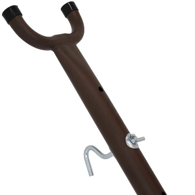 Sunnydaze Decor Sunnydaze Brazilian Portable Heavy-Duty 2-Person Space-Saving Hammock Stand Only With Carrying Case - 400 Lb Weight Capacity 2 Sunnydaze Decor Sunnydaze Brazilian Portable Heavy-Duty 2-Person Space-Saving Hammock Stand Only With Carrying Case - 400 Lb Weight Capacity - Image 2