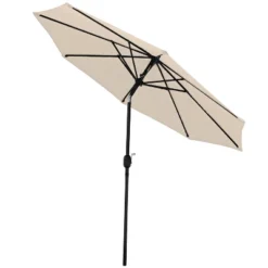 Sunnydaze Decor Sunnydaze Outdoor Aluminum Patio Table Umbrella With Polyester Canopy And Push Button Tilt And Crank - 9' 27 Sunnydaze Decor Sunnydaze Outdoor Aluminum Patio Table Umbrella With Polyester Canopy And Push Button Tilt And Crank - 9' -Sunnydaze Decor GUEST bbb46c49 1afa 45ea 895f 24f62106ca28