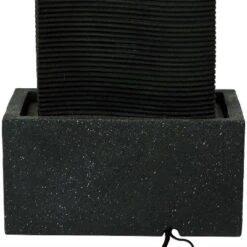 Sunnydaze Decor Sunnydaze 31"H Electric Polyresin Rippling Tower Column Outdoor Water Fountain With Lights -Sunnydaze Decor GUEST bc9a5af1 06c8 4698 ac1e 8a928a1f64c0