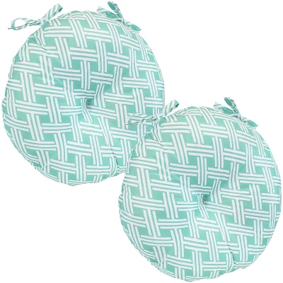 Sunnydaze Decor Sunnydaze Indoor/Outdoor Polyester Replacement Round Bistro Chair Seat Cushions - 15" - 2pk 8 Sunnydaze Decor Sunnydaze Indoor/Outdoor Polyester Replacement Round Bistro Chair Seat Cushions - 15" - 2pk - Image 8