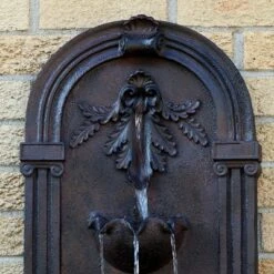 Sunnydaze Decor Sunnydaze 27"H Electric Polystone Florence Outdoor Wall-Mount Water Fountain 12 Sunnydaze Decor Sunnydaze 27"H Electric Polystone Florence Outdoor Wall-Mount Water Fountain -Sunnydaze Decor GUEST bf3e2149 70b5 4b01 a2c3 fc5b5884760a