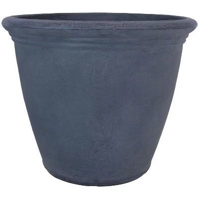 Sunnydaze Decor Sunnydaze Indoor/Outdoor Patio, Garden, Or Porch Weather-Resistant Double-Walled Anjelica Flower Pot Planter - 20" - Sable Finish 6 Sunnydaze Decor Sunnydaze Indoor/Outdoor Patio, Garden, Or Porch Weather-Resistant Double-Walled Anjelica Flower Pot Planter - 20" - Sable Finish - Image 6