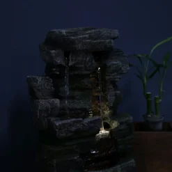 Sunnydaze Decor Sunnydaze Indoor Home Office Polyresin Towering Cave Waterfall Tabletop Water Fountain With LED Light - 14" 18 Sunnydaze Decor Sunnydaze Indoor Home Office Polyresin Towering Cave Waterfall Tabletop Water Fountain With LED Light - 14" -Sunnydaze Decor GUEST c32e5f2d 033b 4e14 902b 90414dbf47c8