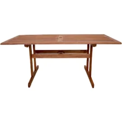 Sunnydaze Decor Sunnydaze Outdoor Meranti Wood With Teak Oil Finish Family Rectangular Patio Dining Table - 6' - Brown 11 Sunnydaze Decor Sunnydaze Outdoor Meranti Wood With Teak Oil Finish Family Rectangular Patio Dining Table - 6' - Brown -Sunnydaze Decor GUEST c4e13f80 feda 4d21 9bcf 74f82ae5d106