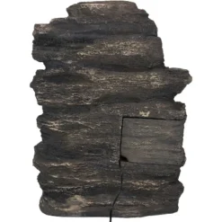 Sunnydaze Decor Sunnydaze 24"H Electric Polystone Rock Falls Waterfall Outdoor Water Fountain With LED Lights -Sunnydaze Decor GUEST c5362177 bb7d 4bd2 870b 81faecc3150f