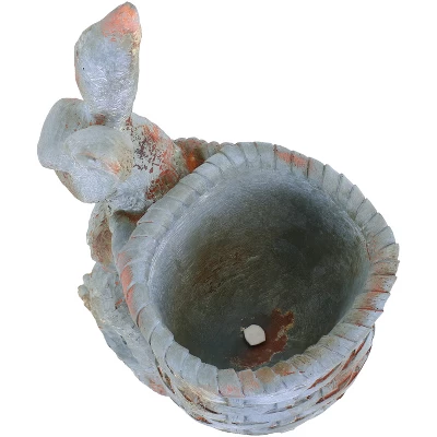 Sunnydaze Decor Sunnydaze 17" Roman The Carrot Collector Rabbit Indoor/Outdoor Statue Figurine - Patio, Lawn And Garden Decoration 3 Sunnydaze Decor Sunnydaze 17" Roman The Carrot Collector Rabbit Indoor/Outdoor Statue Figurine - Patio, Lawn And Garden Decoration - Image 3