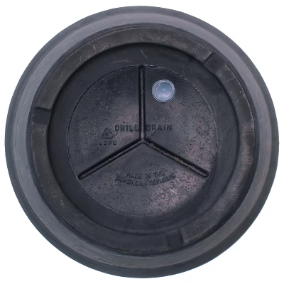 Sunnydaze Decor Sunnydaze Indoor/Outdoor Patio, Garden, Or Porch Weather-Resistant Double-Walled Anjelica Flower Pot Planter - 20" - Sable Finish 2 Sunnydaze Decor Sunnydaze Indoor/Outdoor Patio, Garden, Or Porch Weather-Resistant Double-Walled Anjelica Flower Pot Planter - 20" - Sable Finish - Image 2