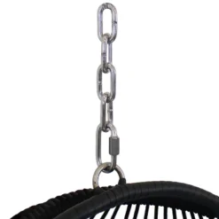 Sunnydaze Decor Sunnydaze Outdoor Resin Wicker Julia Hanging Basket Egg Chair Swing With Cushions And Headrest - 2pc -Sunnydaze Decor GUEST c840259c 6a63 40c6 aa4b f49c88a2bdee