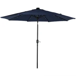 Sunnydaze Decor Sunnydaze Outdoor Aluminum Pool Patio Umbrella With Solar LED Lights, Tilt, And Crank - 9' 26 Sunnydaze Decor Sunnydaze Outdoor Aluminum Pool Patio Umbrella With Solar LED Lights, Tilt, And Crank - 9' -Sunnydaze Decor GUEST cef3ab79 958a 4dc0 abc9 8d25e942dd00